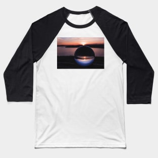 The Sunset in a Crystal Ball Baseball T-Shirt